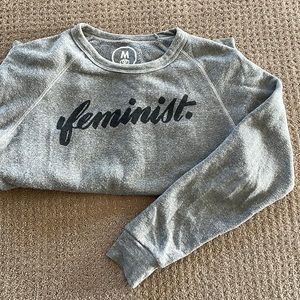 Feminist crewneck sweatshirt